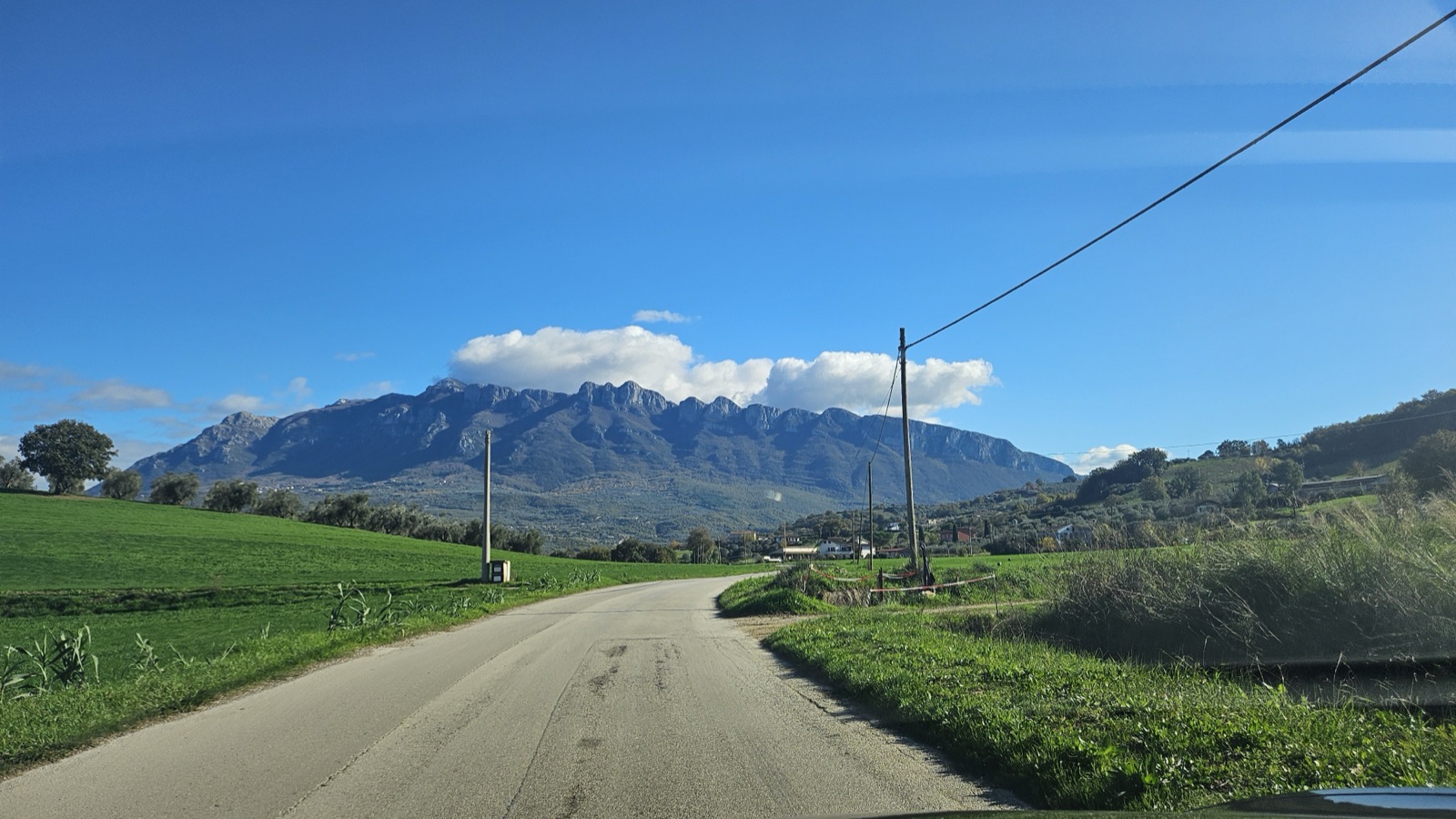 I monti del Cilento nei dintorni della struttura